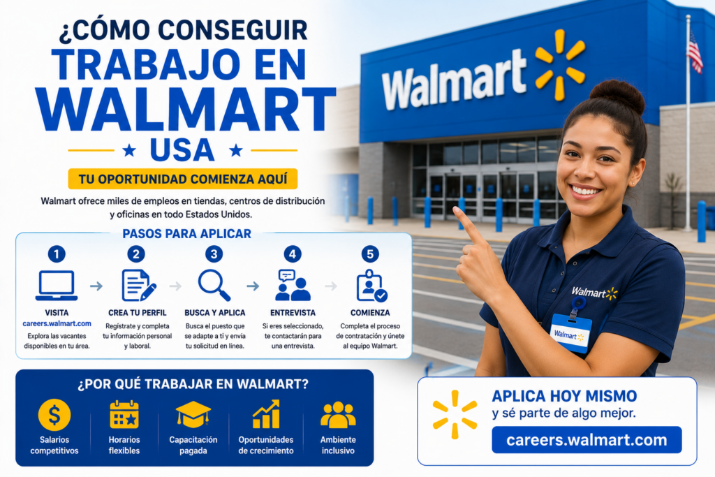Cómo conseguir trabajo en Walmart USA